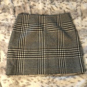 H&M tweed mini skirt